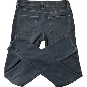 Stitch's Black Label Denim FOX Blue Gray Skinny Zipper Fly Jeans 25x32